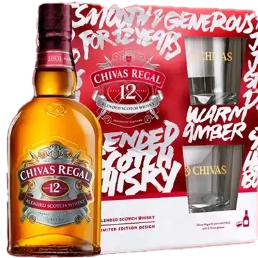 Chivas Regal Whisky 12 Y.O 750ml -Gift Pack